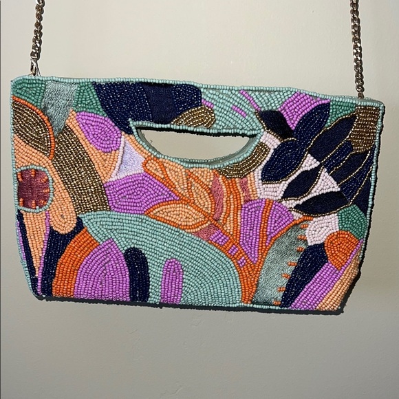 Antik Kraft | Beaded Clutch w/ Crossbody✨ - Picture 6 of 8